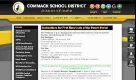 
							         IC First Time Users - Commack Schools								  
							    