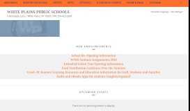 
							         IC Portal/K12 Alerts - White Plains - White Plains Public Schools								  
							    