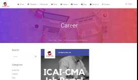 
							         ICAI-CMA job portal for CMA Members | Global CMA								  
							    
