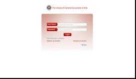 
							         ICAI :: Login Page								  
							    