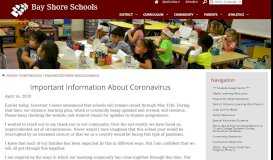 
							         iCampus Parent Portal - Bay Shore Schools								  
							    