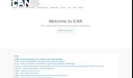 
							         ICAN CPD | Welcome								  
							    