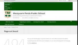 
							         ICAS Assessment - Macquarie Fields Public School								  
							    