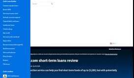 
							         iCashLoans.com short term loans review | finder.com								  
							    