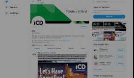 
							         ICD Portal (@ICDPortal) | Twitter								  
							    