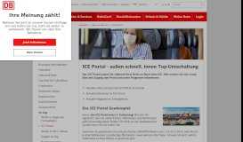 
							         ICE Portal - Unterhaltung und Information während ... - Deutsche Bahn								  
							    