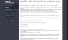 
							         Icinga2 im Docker Container – Warum oder Warum nicht? | boone ...								  
							    