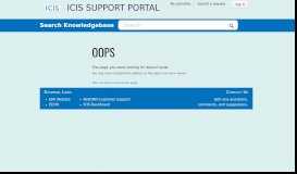 
							         ICIS Password Management – ICIS Customer Support								  
							    
