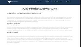 
							         ICIS-Produktmodell - ICIS/ICIS+								  
							    