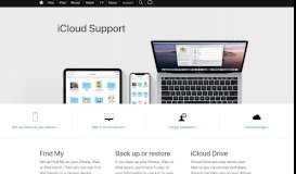 
							         iCloud - Official Apple Support								  
							    