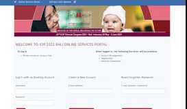 
							         ICM BALI 2020 - Online Services Portal								  
							    