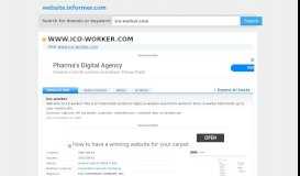 
							         ico-worker.com at WI. ico-worker.com - Website Informer								  
							    