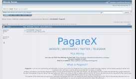 
							         [ICO][ANN] PagareX - Bitcoin Forum								  
							    