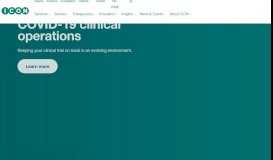 
							         ICON plc | Clinical Research Organisation (CRO) for Drug Development								  
							    