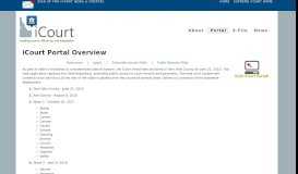 
							         iCourt Portal Overview | iCourt								  
							    