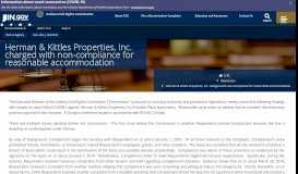 
							         ICRC: Herman & Kittles Properties, Inc. charged with non-compliance ...								  
							    