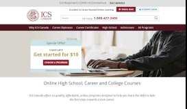 
							         ICS Canada: Online High School Courses & Career Training Programs								  
							    