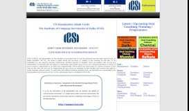 
							         ICSI Admit Cards, CS Admit Card, Company Secretary Examinations								  
							    