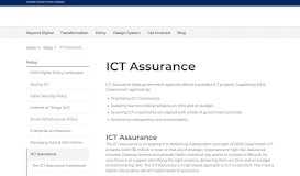 
							         ICT Assurance | Digital.NSW								  
							    
