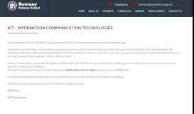 
							         ICT - Information Communication Technologies								  
							    