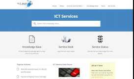 
							         ICT Services								  
							    