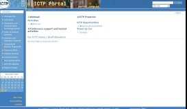 
							         ICTP Portal								  
							    