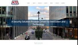 
							         ICTS provide integrated security services & systems								  
							    