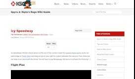 
							         Icy Speedway - Spyro 2: Ripto's Rage Wiki Guide - IGN								  
							    