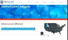 
							         Idaho Cyber Attacks - SecuLore								  
							    