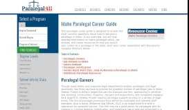 
							         Idaho Paralegal Career and Salary Guide 2019								  
							    