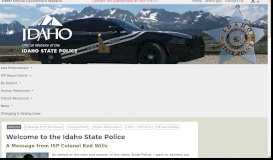 
							         Idaho State Police - Idaho.gov								  
							    