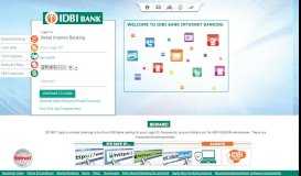 
							         IDBI bank net banking								  
							    