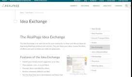 
							         Idea Exchange | RealPage								  
							    