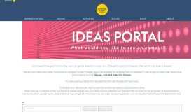 
							         Ideas Portal - Union of Brunel Students								  
							    