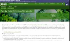 
							         IDEM: Spatial Data Collection Standards - IN.gov								  
							    