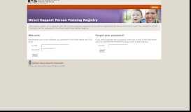 
							         IDHS Direct Support Person Training Registry								  
							    