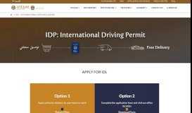 
							         IDL – International Driving License | ATCUAE								  
							    
