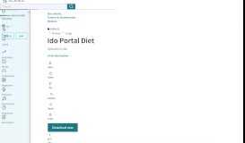
							         Ido Portal Diet - Scribd								  
							    