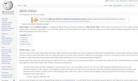 
							         Idola tribus - Wikipedia								  
							    