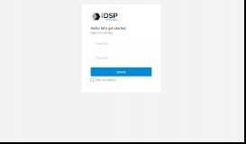 
							         IDSP User Login								  
							    