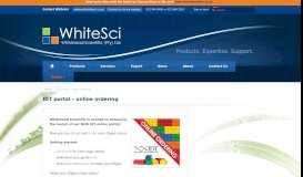 
							         IDT Portal - online ordering - WhiteSci								  
							    