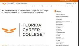 
							         IEC, Parent Company of Florida Career College and UEI College, to ...								  
							    