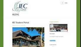 
							         IEC Student Portal – iecdvc								  
							    