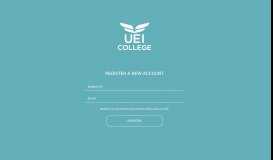
							         IEC Student Portal - Register New Account								  
							    