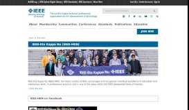 
							         IEEE-Eta Kappa Nu (IEEE-HKN) - IEEE								  
							    
