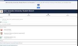 
							         IEEE Varendra University Student Branch - Home | Facebook								  
							    