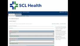 
							         If you are a current SCL Health Associate, please apply via ... - SCLHS								  
							    