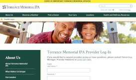 
							         If you are a provider | Torrance Hospital IPA								  
							    