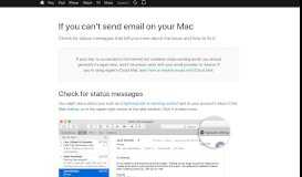 
							         If you can't send email on your Mac - Apple Support								  
							    