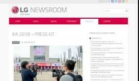 
							         IFA 2018 – PRESS KIT | Das Presse-Portal von LG – LG Presselounge								  
							    
